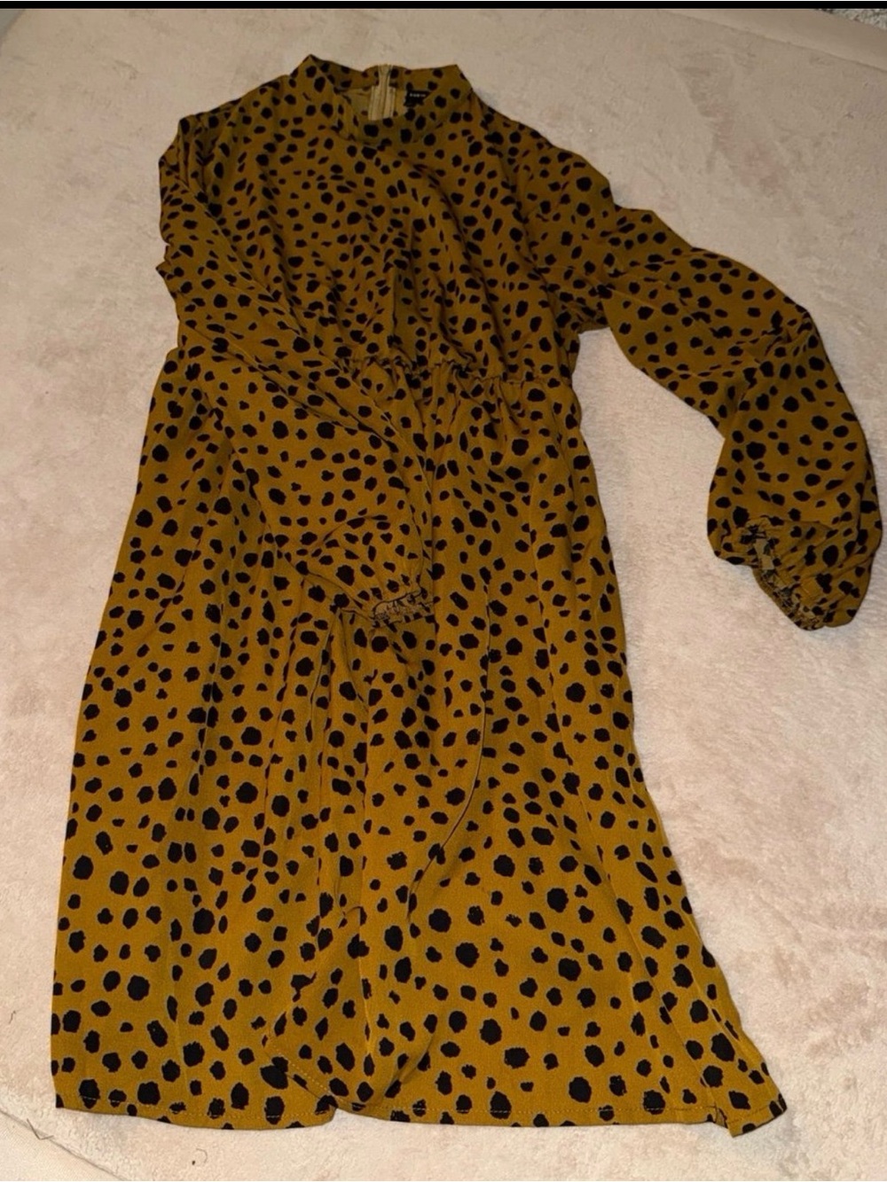 Leopard Print Maternity Mini-dress